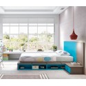 Lit japonais futon "couchage 140 x 190" PERSONNALISABLE - GLICERIO