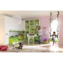 Chambre enfant avec lit tiroir PERSONNALISABLE KC402 - MORETTI COMPACT