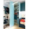 Chambre d ado avec canapé lit PERSONNALISABLE KC401 - MORETTI COMPACT