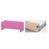 Lit canapé PERSONNALISABLE WL069 couleur lavande  imitation cuir avec un couchage de 90 x 200 - MORETTI COMPACT