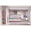 Lit gigogne enfant avec 4 coffres de rangement PERSONNALISABLE F004 - GLICERIO