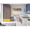 Lit combiné bureau & rangements PERSONNALISABLE F008 - GLICERIO