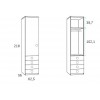 Chambre enfant complete avec bureau PERSONNALISABLE F009- GLICERIO