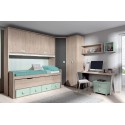 Lit surélevé enfant PERSONNALISABLE F010 - GLICERIO