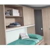 Lit surélevé enfant PERSONNALISABLE F010 - GLICERIO