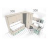 Lit surélevé enfant PERSONNALISABLE F010 - GLICERIO