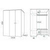 Lit avec tiroir PERSONNALISABLE F012 - GLICERIO