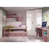 Chambre enfant fille PERSONNALISABLE F014 - GLICERIO