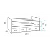 Chambre enfant fille PERSONNALISABLE F014 - GLICERIO