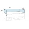 Chambre ado avec lit gigogne PERSONNALISABLE F015 - GLICERIO