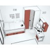 Lit gigogne enfant avec rangement PERSONNALISABLE F016 - GLICERIO