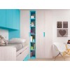Lit simple avec rangement PERSONNALISABLE F018 - GLICERIO