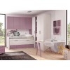 Lit enfanteur mi haut avec rangement PERSONNALISABLE F018-2 - GLICERIO