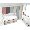 Chambre enfant design PERSONNALISABLE F019 - GLICERIO
