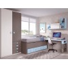 Lit combine enfant PERSONNALISABLE F020 - GLICERIO