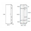 Lit ado garçon avec rangement PERSONNALISABLE F023 - GLICERIO