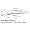 Lit ado garçon avec rangement PERSONNALISABLE F023 - GLICERIO