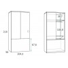 Lit pour enfant avec lit gigogne PERSONNALISABLE F024 - GLICERIO