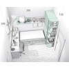 Lit pour enfant avec lit gigogne PERSONNALISABLE F024 - GLICERIO