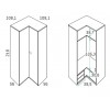 Lits jumeaux d'angle avec rangement PERSONNALISABLE F029- GLICERIO
