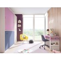 Lit mural escamotable avec bureau PERSONNALISABLE F402 - GLICERIO