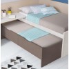 Lit simple avec rangement PERSONNALISABLE F018 - GLICERIO