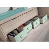 Lit simple avec rangement PERSONNALISABLE F018 - GLICERIO