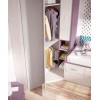 Chambre enfant fille avec lit gigogne PERSONNALISABLE F054 - GLICERIO