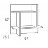 Chambre enfant fille avec lit gigogne PERSONNALISABLE F054 - GLICERIO