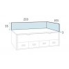 Chambre moderne ado avec lit gigogne PERSONNALISABLE F001 - GLICERIO