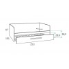 Chambre ado garcon PERSONNALISABLE avec lit gigogne F165 - GLICERIO