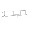 Chambre enfant avec lit escamotable mural et son bureau amovible PERSONNALISABLE F407 - GLICERIO