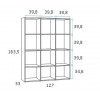 Chambre enfant avec lit escamotable mural et son bureau amovible PERSONNALISABLE F407 - GLICERIO