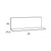 Lit 1 personne avec bureau et rangements PERSONNALISABLE F501 - GLICERIO