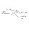Lit rabattable avec couchage de 90 x 190 cm PERSONNALISABLE F408 - GLICERIO