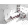 Chambre pour enfant PERSONNALISABLE avec lit gigogne F301 - GLICERIO