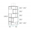 Chambre pour enfant PERSONNALISABLE avec lit gigogne F301 - GLICERIO