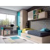 Chambre pour enfant PERSONNALISABLE avec lit gigogne F303 - GLICERIO