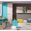 Chambre pour enfant PERSONNALISABLE avec lit gigogne F303 - GLICERIO