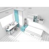 Chambre pour enfant PERSONNALISABLE avec lit gigogne F303 - GLICERIO