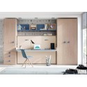 Lit bureau escamotable PERSONNALISABLE F416 - GLICERIO