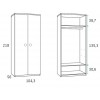 Lit bureau escamotable PERSONNALISABLE F416 - GLICERIO