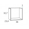Lit bureau escamotable PERSONNALISABLE F416 - GLICERIO