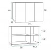Meuble lit escamotable PERSONNALISABLE F417 - GLICERIO