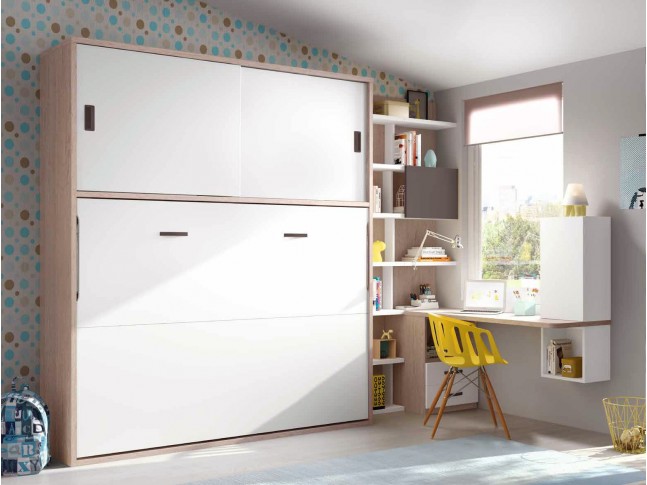 Armoire escamotable lit PERSONNALISABLE F415-2 - GLICERIO