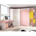 Lit escamotable vertical chambre PERSONNALISABLE F419 - GLICERIO