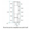 Lit escamotable vertical chambre PERSONNALISABLE F419 - GLICERIO