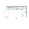 Lit escamotable vertical chambre PERSONNALISABLE F419 - 2 - GLICERIO