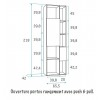 Lit escamotable vertical chambre PERSONNALISABLE F419 - 2 - GLICERIO