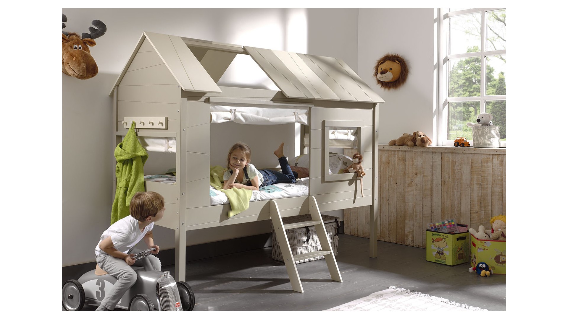 Lit maison enfant EQUATEUR 90x200 cm- SONUIT